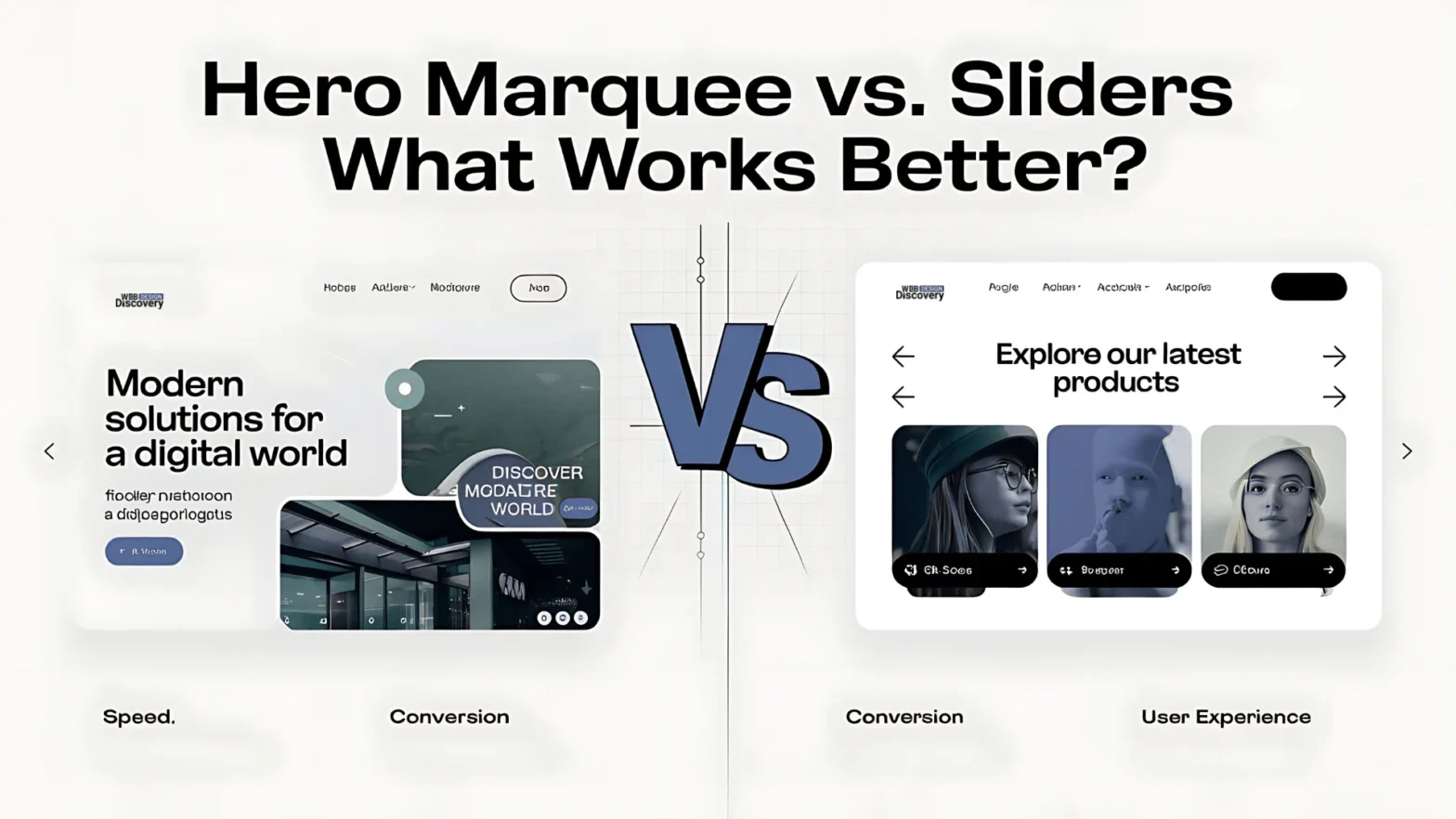 Hero Marquee Design Web vs Sliders