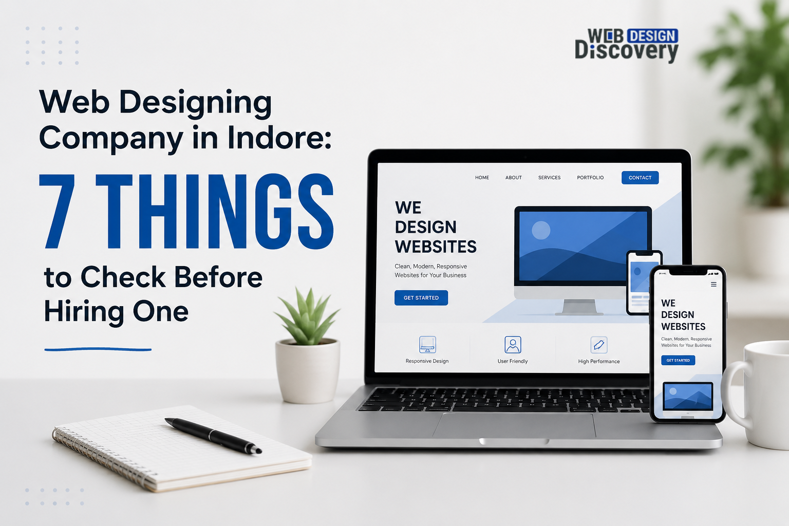 Web Designing Company in Indore: 7 Things to Check Before Hiring One