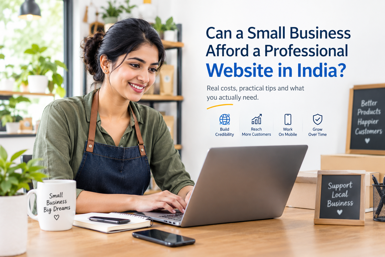 Can a Small Business Afford a Professional Website in India?