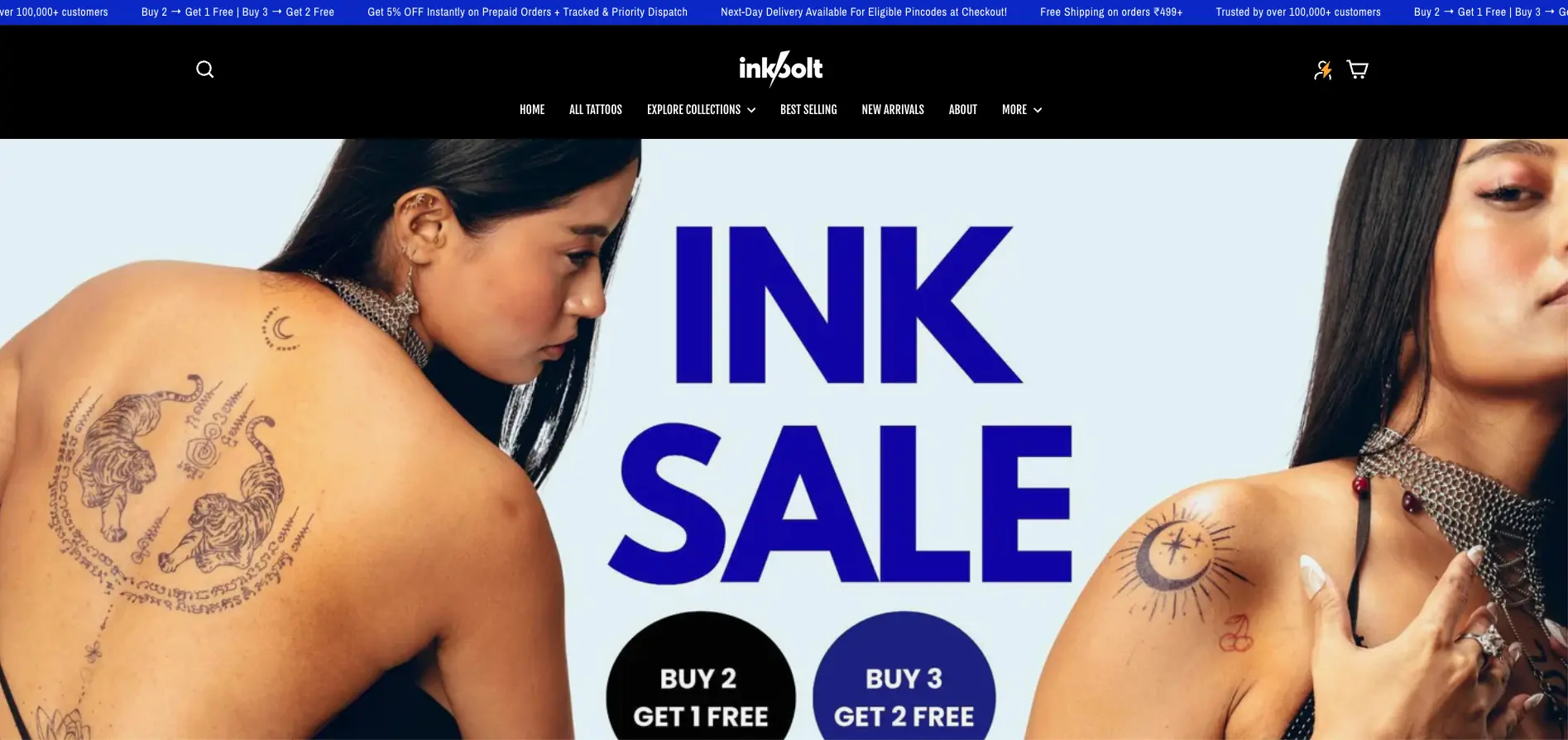 tattoo company india Data